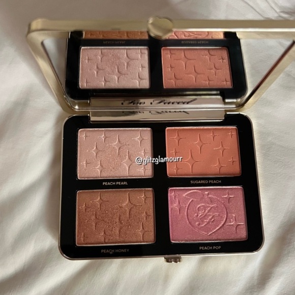 🍑Too Faced Sugar Peach Wet and Dry Face & Eye Palette🍑 - Picture 5 of 6